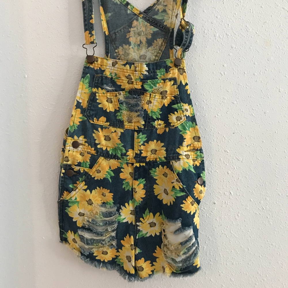 Sunflower Denim Overall